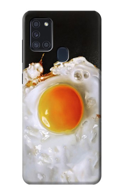 S2695 Fried Egg Case For Samsung Galaxy A21s