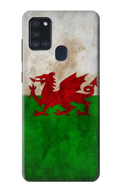 S2976 Wales Football Soccer Flag Case For Samsung Galaxy A21s
