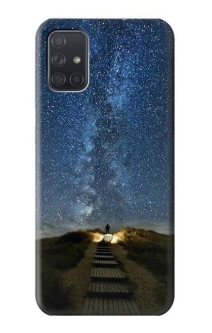S0734 Stairway to Heaven Iceland Case For Samsung Galaxy A71 5G