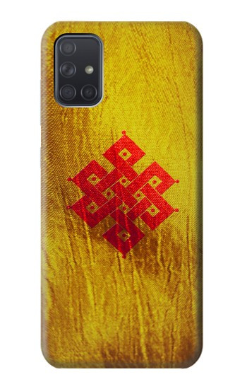 S2318 Eternal Knot Buddhist Spiritual Meditation Case For Samsung Galaxy A71 5G