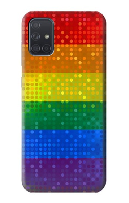 S2683 Rainbow LGBT Pride Flag Case For Samsung Galaxy A71 5G