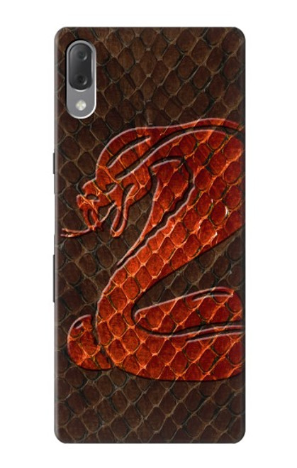 S0663 Cobra Snake Skin Case For Sony Xperia L3