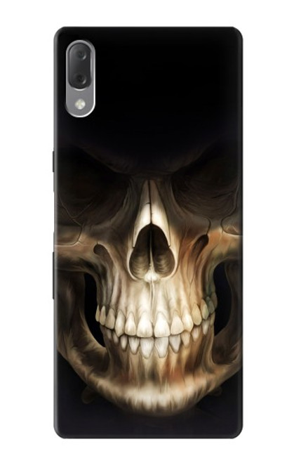 S1107 Skull Face Grim Reaper Case For Sony Xperia L3