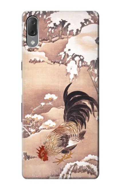 S1332 Ito Jakuchu Rooster Case For Sony Xperia L3