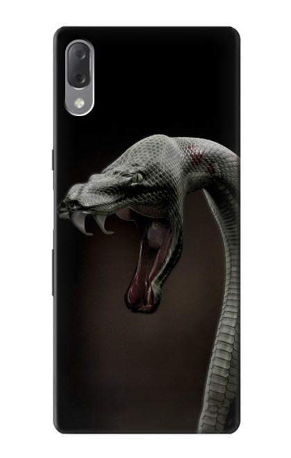 S1597 Black Mamba Snake Case For Sony Xperia L3