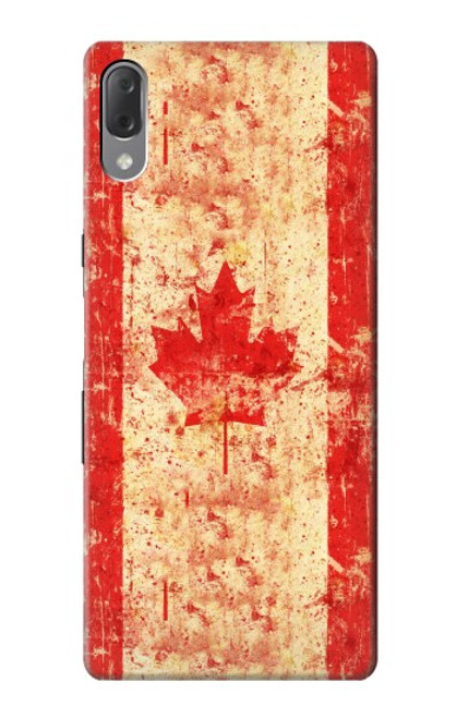 S1603 Canada Flag Old Vintage Case For Sony Xperia L3