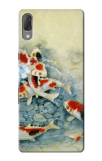 S1654 Koi Carp Fish Art Painting Case For Sony Xperia L3