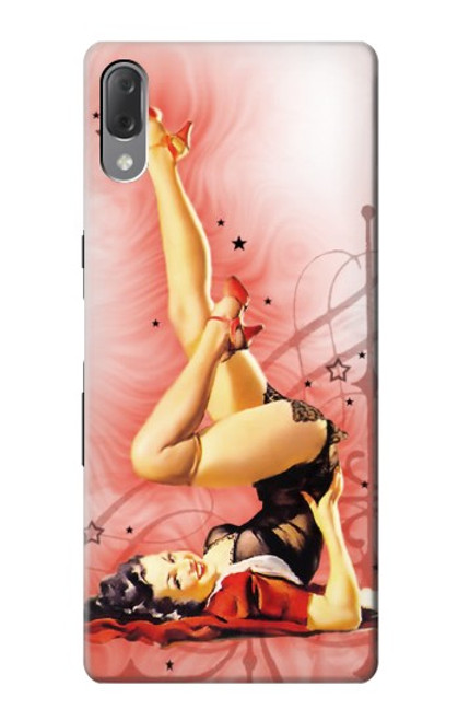 S1669 Pinup Girl Vintage Case For Sony Xperia L3