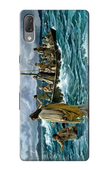 S1722 Jesus Walk on The Sea Case For Sony Xperia L3