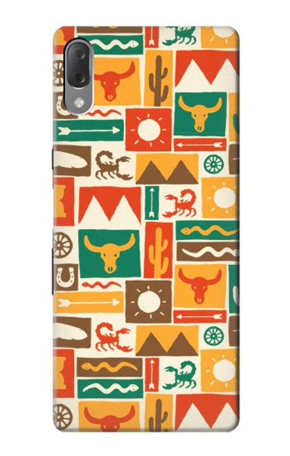 S1873 Western Pattern Case For Sony Xperia L3