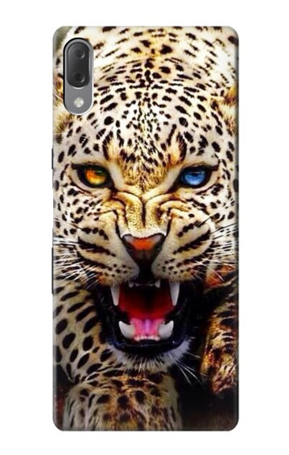 S1932 Blue Eyed Leopard Case For Sony Xperia L3