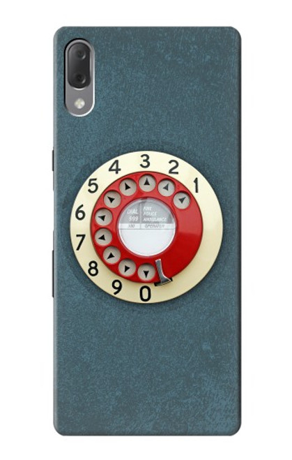 S1968 Rotary Dial Telephone Case For Sony Xperia L3