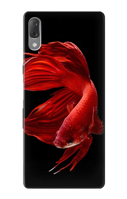 S2092 Red Siamese Fighting Fish Case For Sony Xperia L3