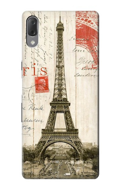 S2108 Eiffel Tower Paris Postcard Case For Sony Xperia L3