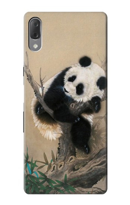 S2210 Panda Fluffy Art Painting Case For Sony Xperia L3