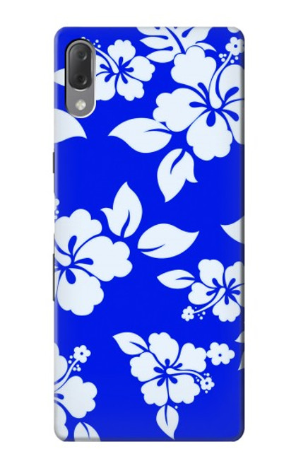 S2244 Hawaiian Hibiscus Blue Pattern Case For Sony Xperia L3