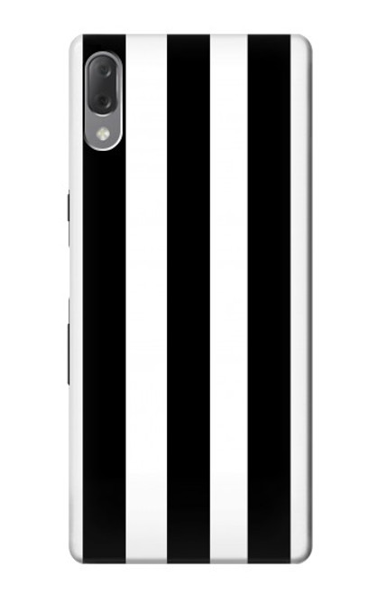 S2297 Black and White Vertical Stripes Case For Sony Xperia L3