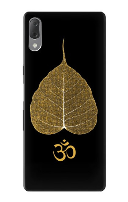 S2331 Gold Leaf Buddhist Om Symbol Case For Sony Xperia L3