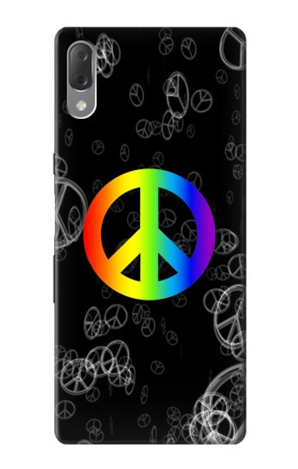 S2356 Peace Sign Case For Sony Xperia L3