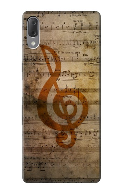 S2368 Sheet Music Notes Case For Sony Xperia L3