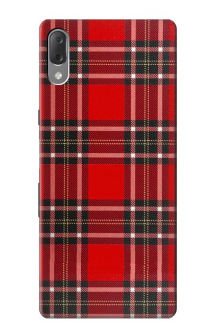 S2374 Tartan Red Pattern Case For Sony Xperia L3