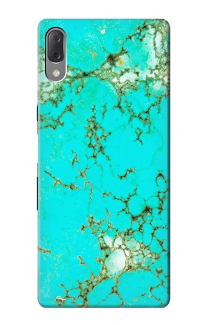 S2377 Turquoise Gemstone Texture Graphic Printed Case For Sony Xperia L3