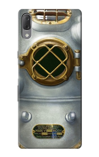 S2646 Vintage Deep Sea Diver Helmet Case For Sony Xperia L3