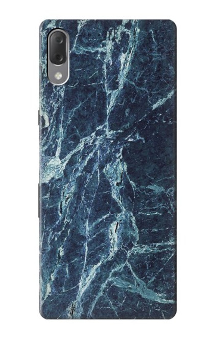 S2799 Light Blue Marble Stone Graphic Printed Case For Sony Xperia L3