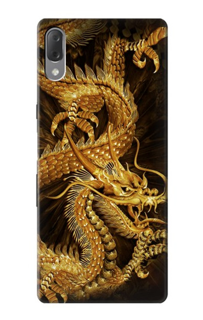 S2804 Chinese Gold Dragon Printed Case For Sony Xperia L3