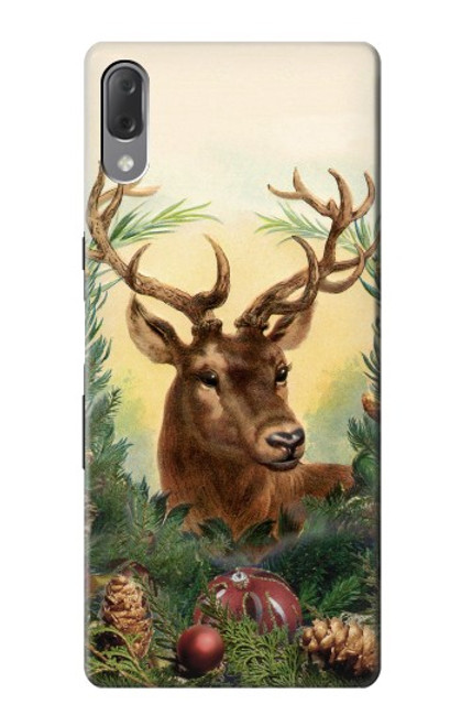 S2841 Vintage Reindeer Christmas Case For Sony Xperia L3