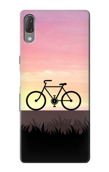 S3252 Bicycle Sunset Case For Sony Xperia L3