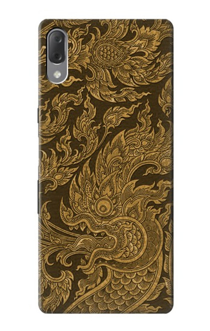 S3382 Thai Art Naga Case For Sony Xperia L3