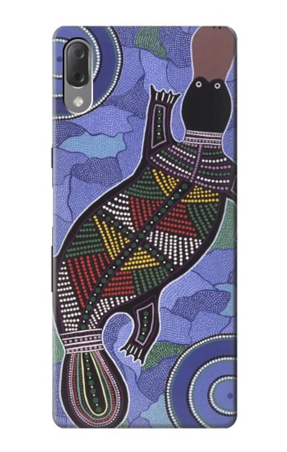 S3387 Platypus Australian Aboriginal Art Case For Sony Xperia L3