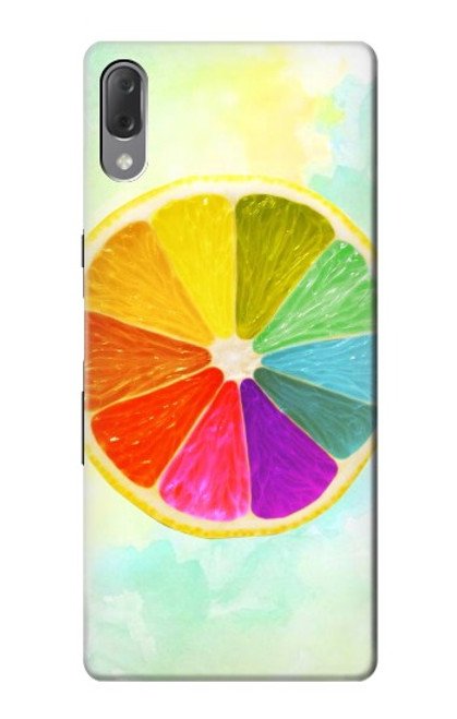 S3493 Colorful Lemon Case For Sony Xperia L3