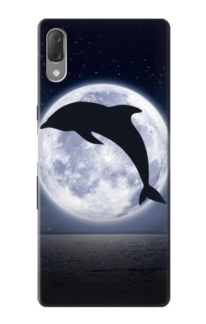 S3510 Dolphin Moon Night Case For Sony Xperia L3