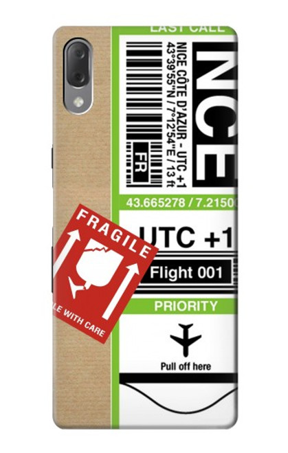 S3543 Luggage Tag Art Case For Sony Xperia L3