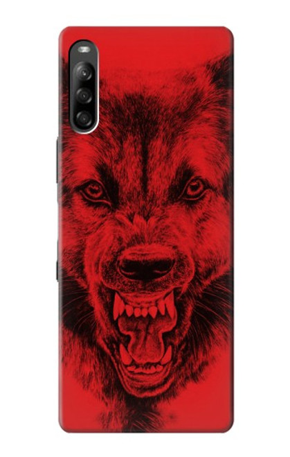 S1090 Red Wolf Case For Sony Xperia L4