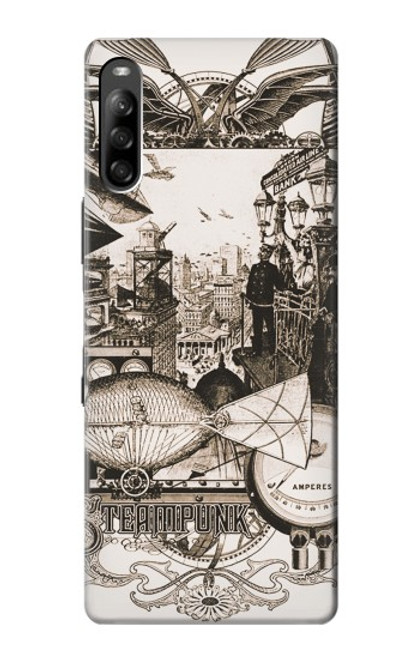 S1681 Steampunk Drawing Case For Sony Xperia L4