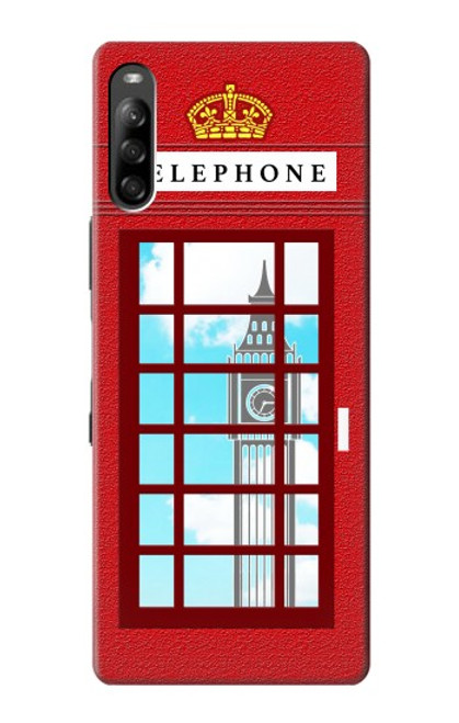 S2059 England British Telephone Box Minimalist Case For Sony Xperia L4