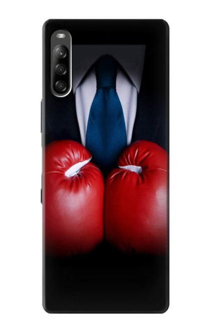 S2261 Businessman Black Suit With Boxing Gloves Case For Sony Xperia L4