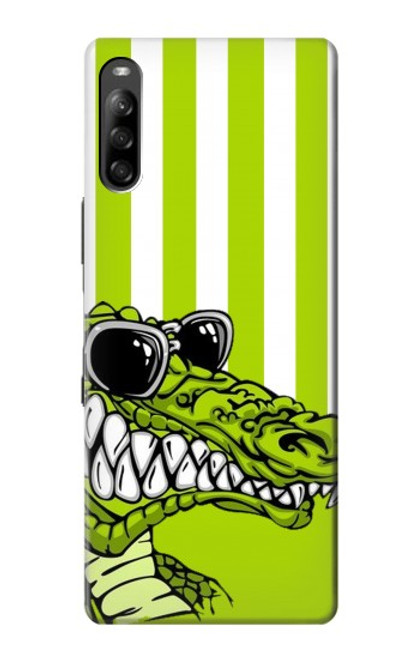 S2323 Funny Green Alligator Crocodile Case For Sony Xperia L4