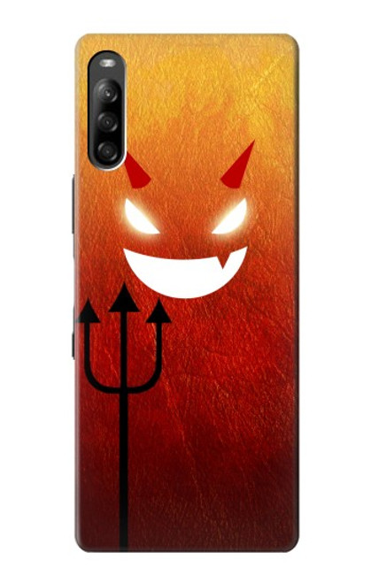 S2454 Red Cute Little Devil Cartoon Case For Sony Xperia L4