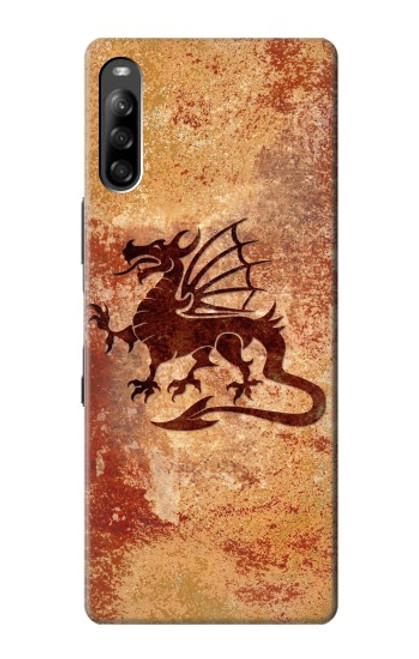 S2485 Dragon Metal Texture Graphic Printed Case For Sony Xperia L4