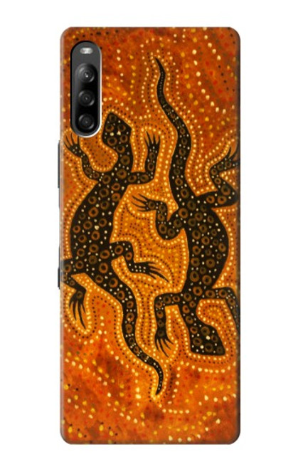 S2901 Lizard Aboriginal Art Case For Sony Xperia L4