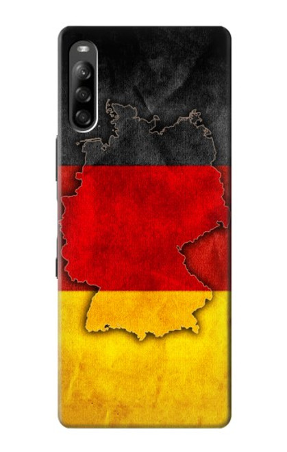 S2935 Germany Flag Map Case For Sony Xperia L4