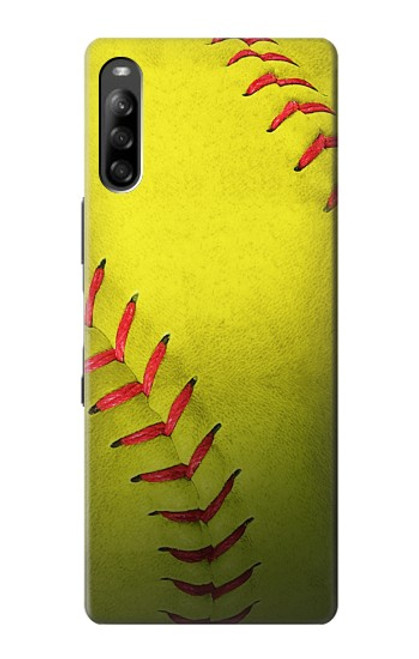 S3031 Yellow Softball Ball Case For Sony Xperia L4