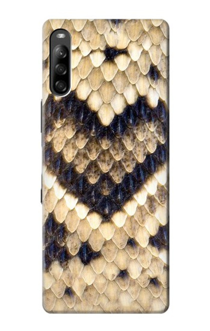 S3417 Diamond Rattle Snake Graphic Print Case For Sony Xperia L4