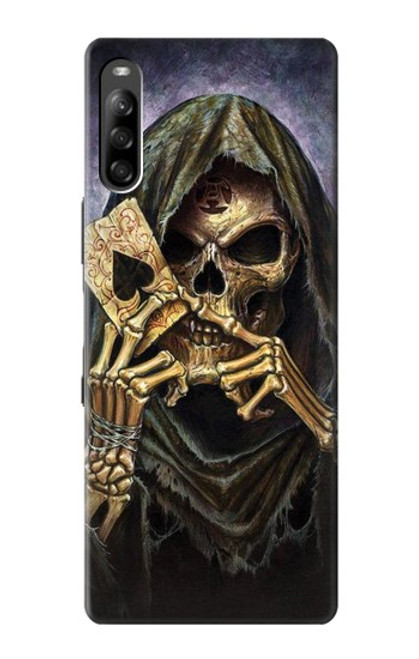 S3594 Grim Reaper Wins Poker Case For Sony Xperia L4