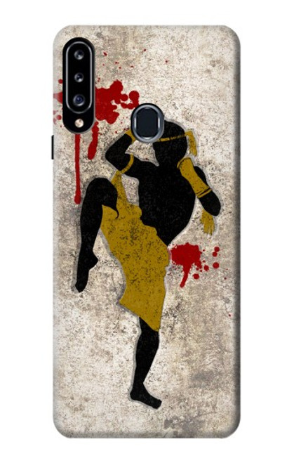 S2635 Muay Thai Kickboxing Fight Blood Case For Samsung Galaxy A20s