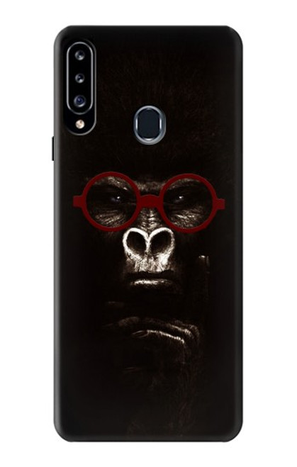 S3529 Thinking Gorilla Case For Samsung Galaxy A20s